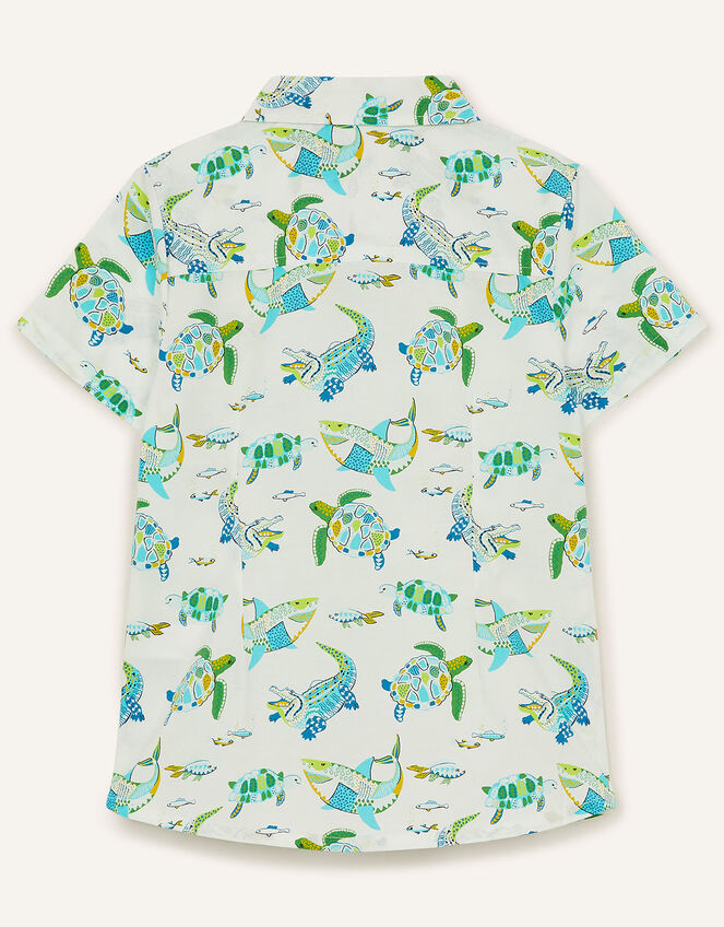 Crocodile Shirt WWF-UK Collaboration, White (WHITE), large