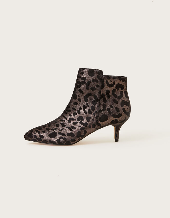 Leopard Ankle Boots Bronze Women's Shoes Monsoon Global.