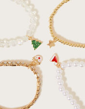 Frosty Festive Friendship Bracelets 4 Pack, , large