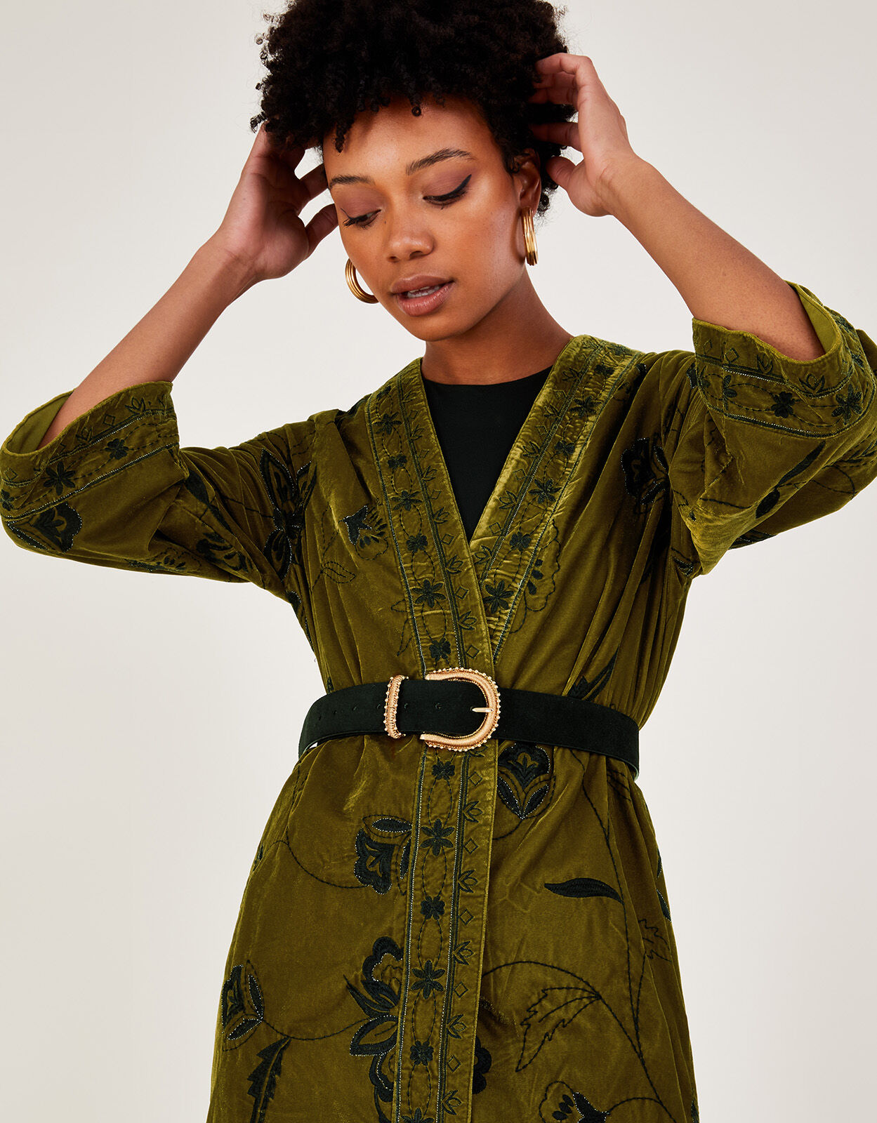 monsoon leather dress