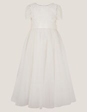 Anya Tulle Maxi Dress, Ivory (IVORY), large
