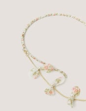 Embellished Floral Chain Headband , , large