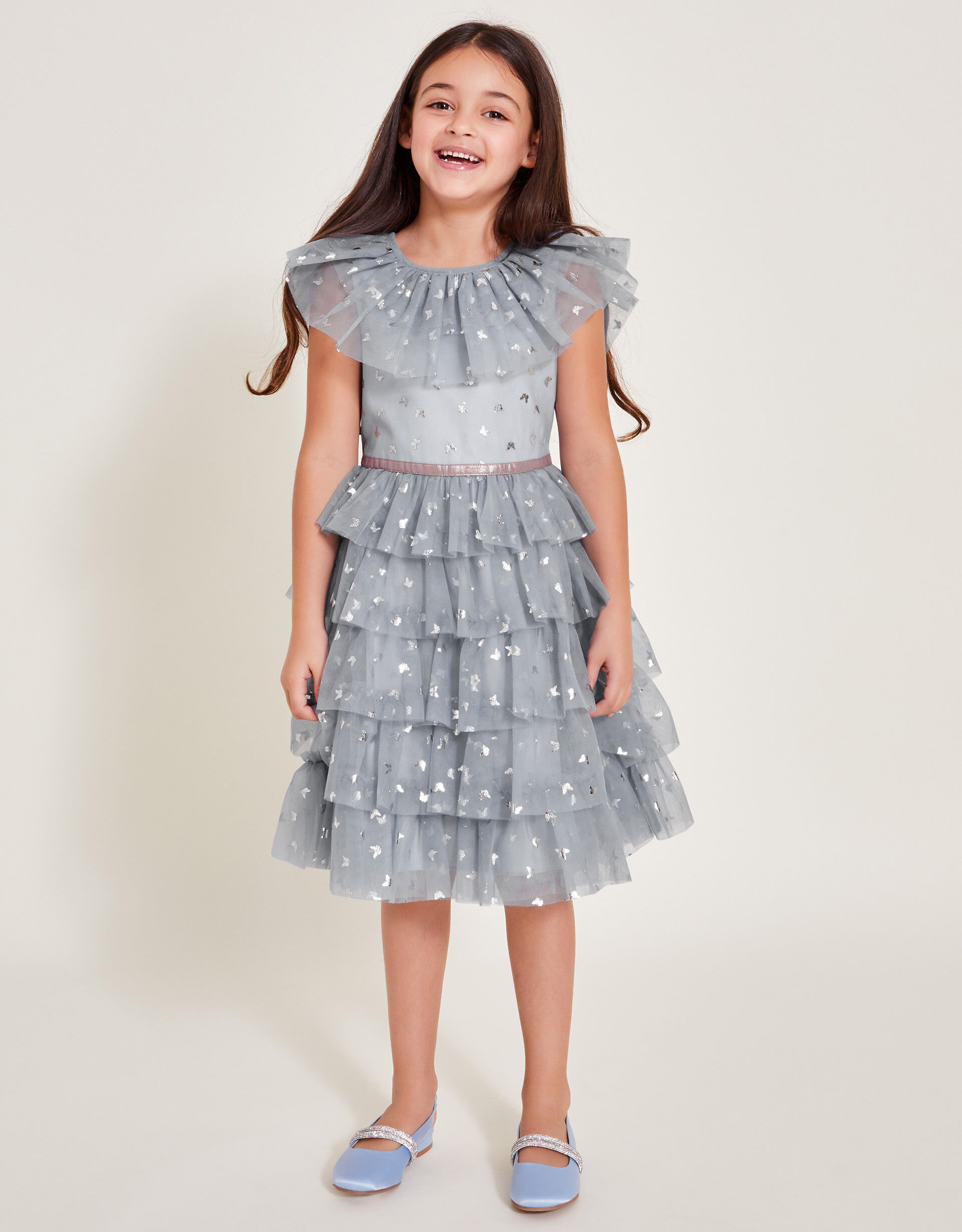 Frilly girl dresses clearance