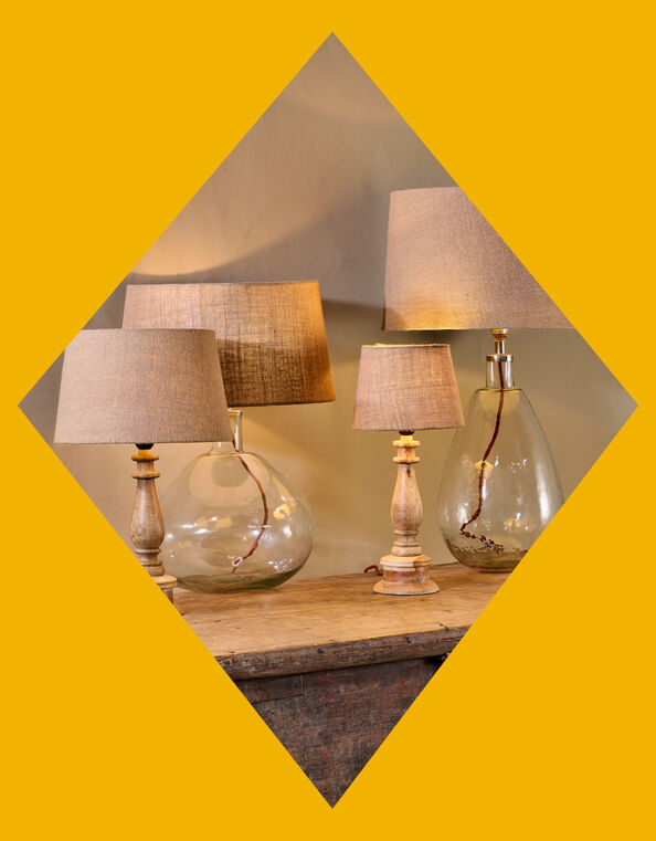 Nkuku Dia Jute Medium Lampshade, , large
