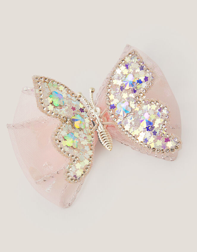 Spring Butterfly Bow Hair Clip, , large