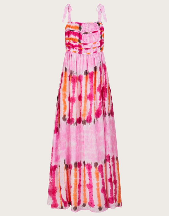 Talitha Tie Dye Maxi Dress, Pink (PINK), large