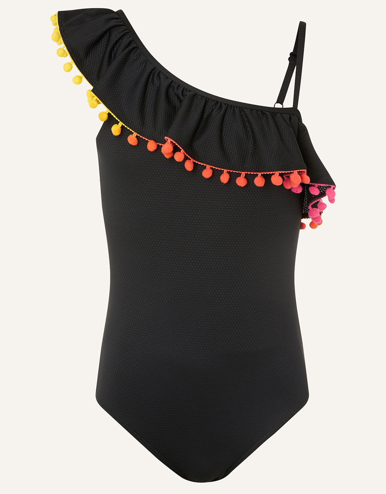 Pom pom one outlet piece swimsuit