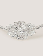 Jewel Embellished Metal Headband, , large