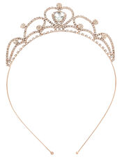 Amore Heart Crystal Tiara, , large