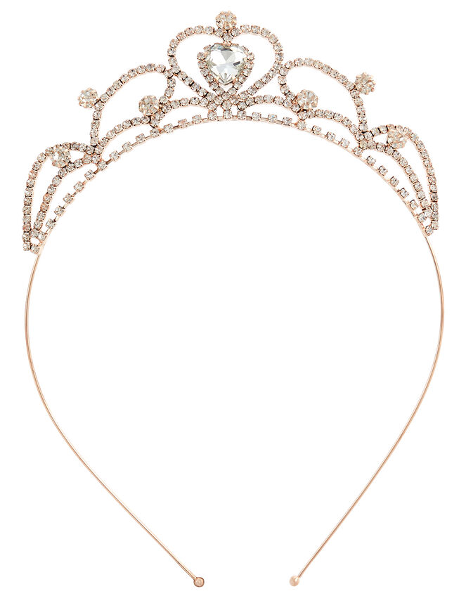 Amore Heart Crystal Tiara, , large