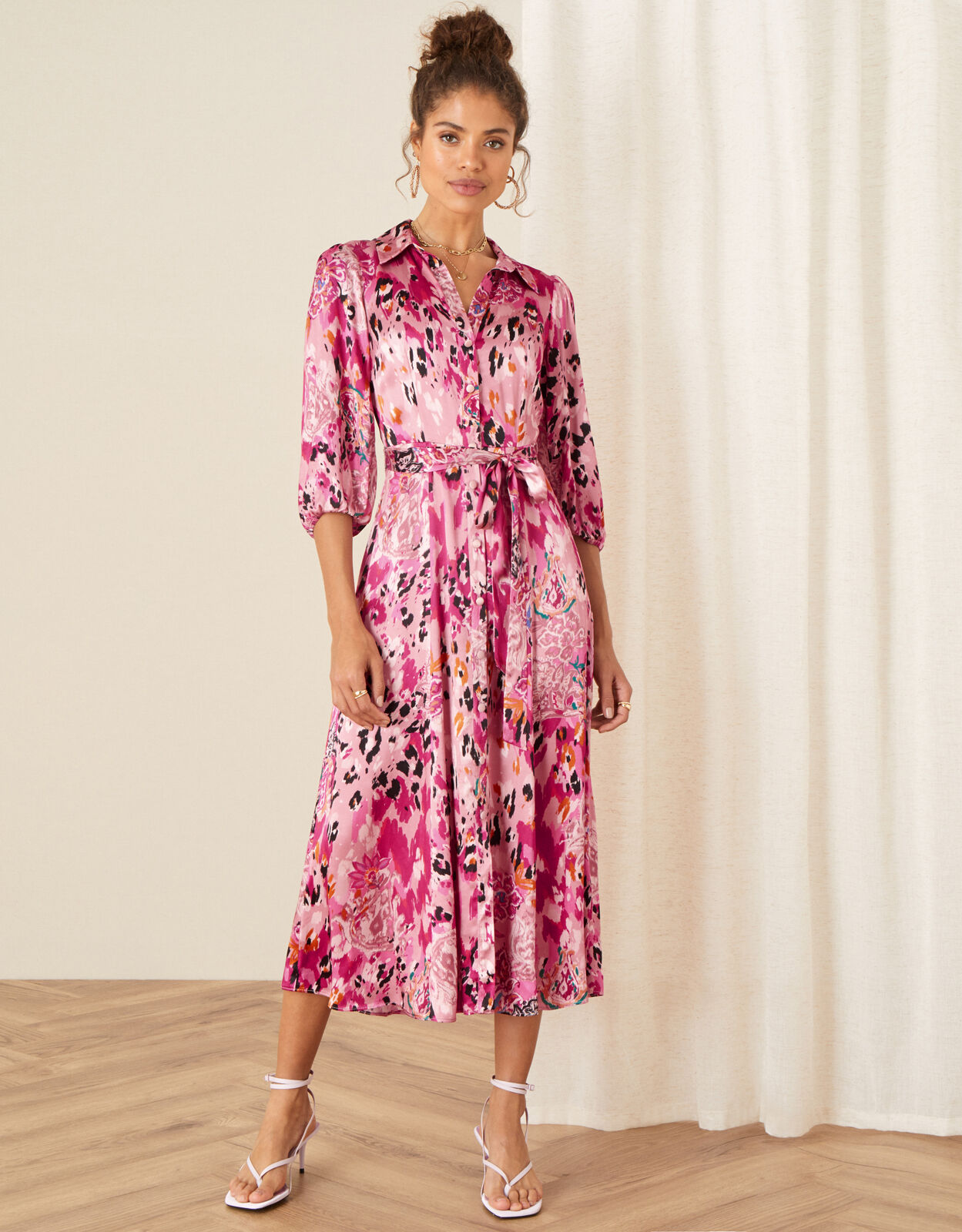 Monsoon deals satin dress
