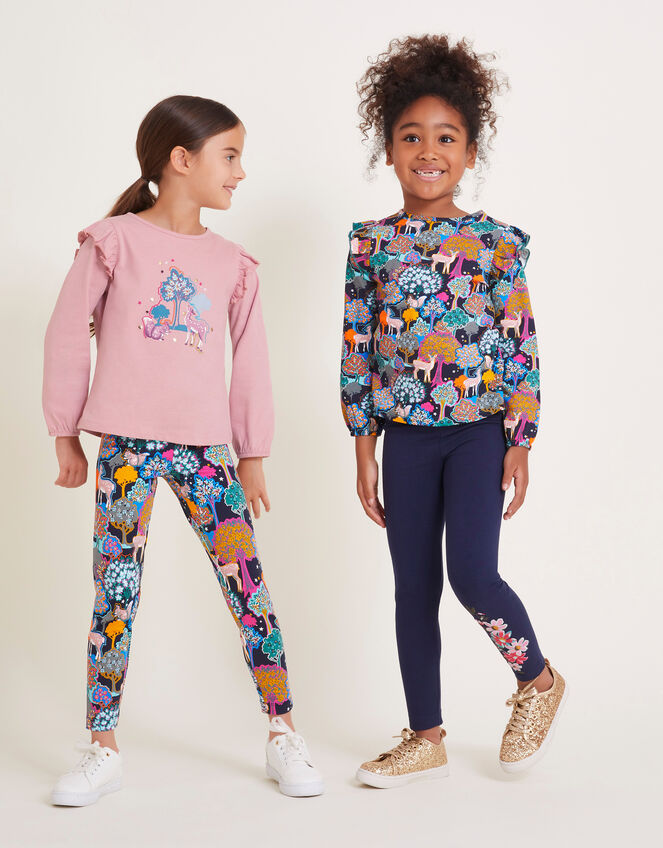 2-Pack Woodland Long Sleeve Tops, Blue (NAVY), large