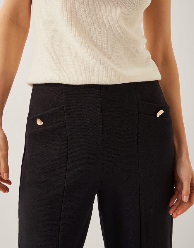 Shelby Pull-On Jersey Trousers, Black (BLACK), large