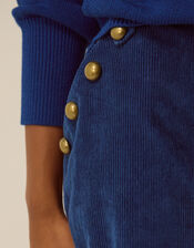 Lucy Corduroy Wide Leg Pants, Blue (COBALT), large