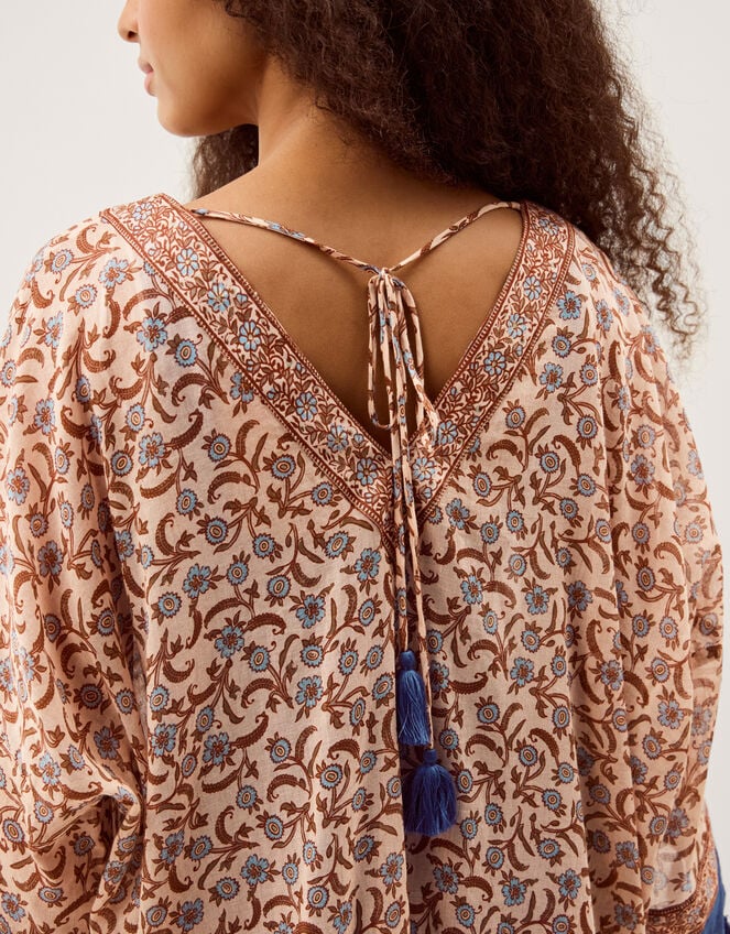 Ari Floral Print Midi Kaftan, , large