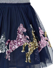 Disco Jessie Horse Tutu Skirt, Blue (NAVY), large