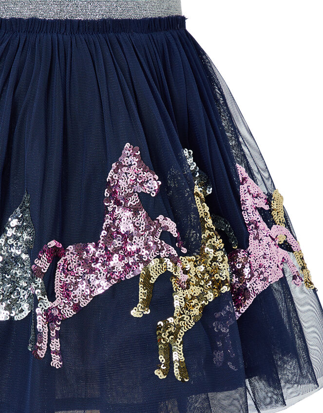 Disco Jessie Horse Tutu Skirt, Blue (NAVY), large