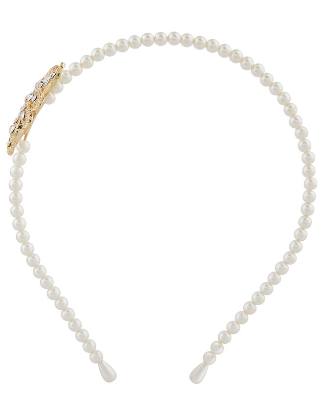 Diamante Butterfly Headband, , large