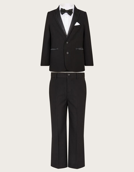 Benjamin Tuxedo Suit Set, Black (BLACK), large