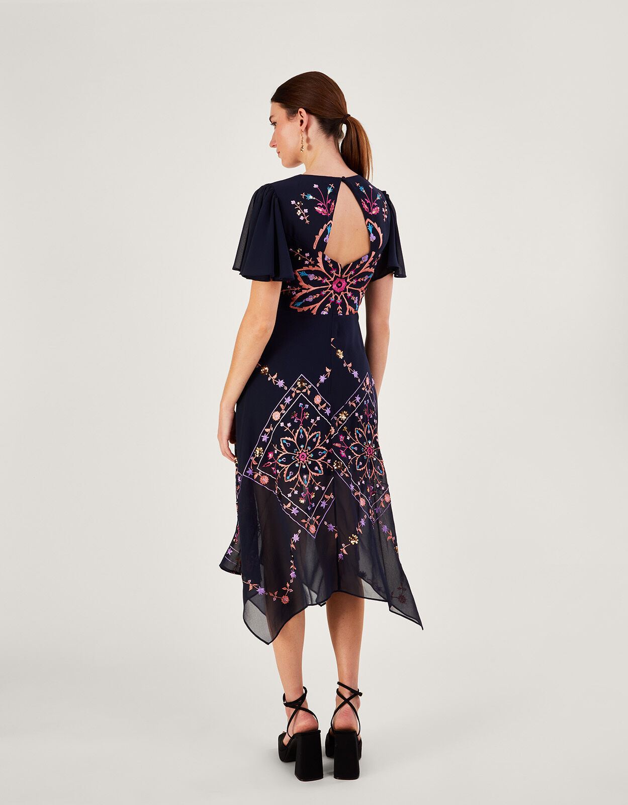 Monsoon baby rosebud dress top