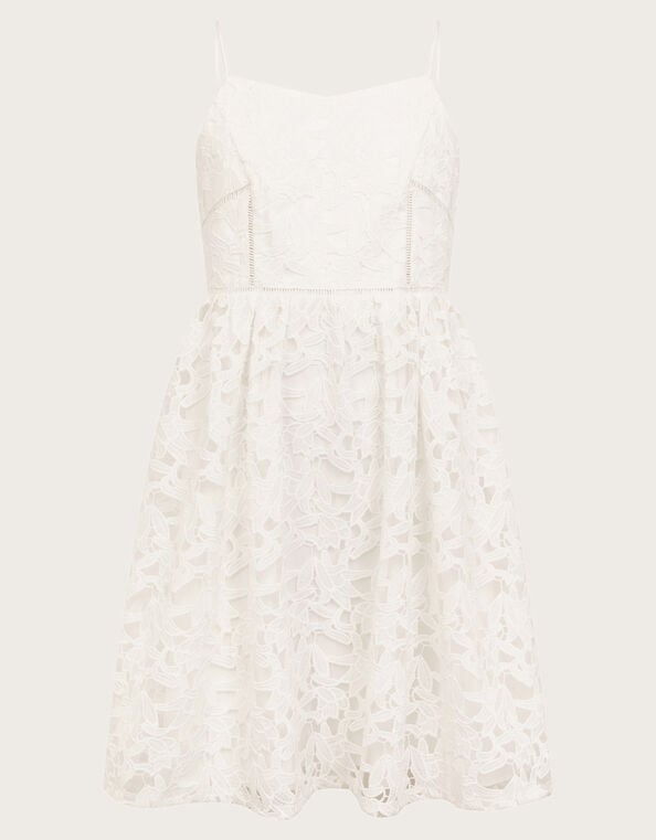 Corded Lace Prom Dress, Ivory (IVORY), large