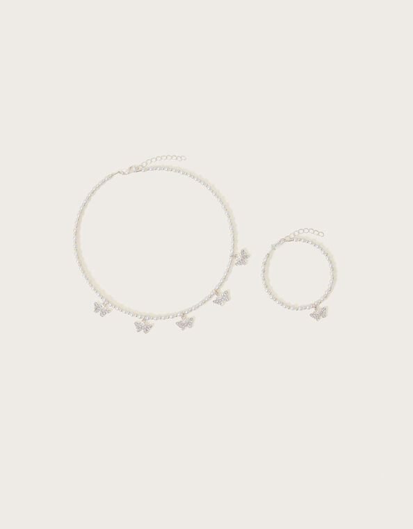 Susie Diamante Butterfly Jewellery Set of Two, , large