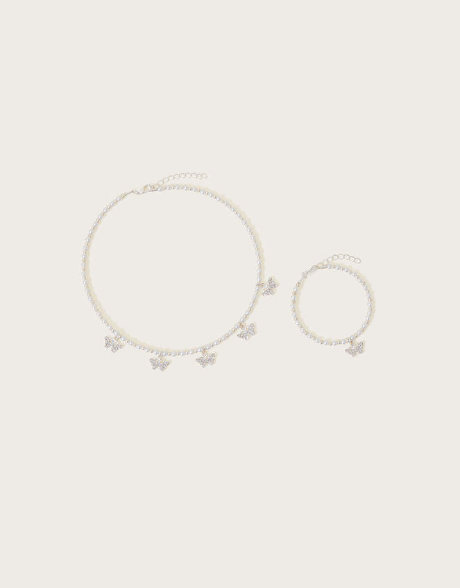 Susie Diamante Butterfly Jewellery Set of Two, , large