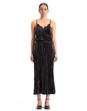 Scotch and Soda Velvet Lace Cami Top, Black (BLACK), large