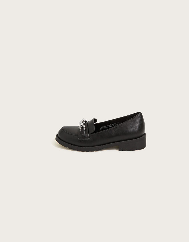 Chain Loafers, Black (BLACK), large