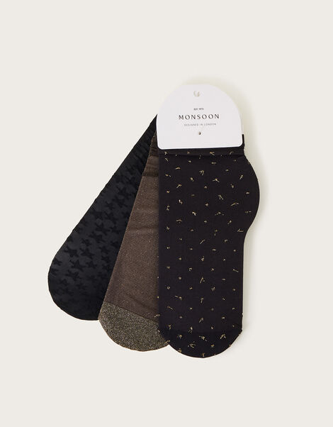 Pop Socks Set of Three, Gold (GOLD), large