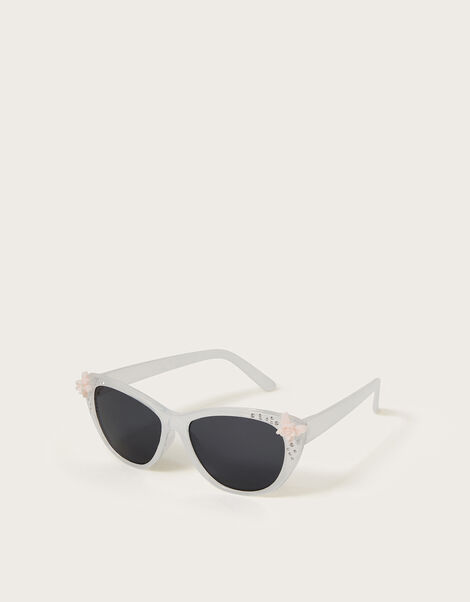 Sparkly Butterfly Cat Eye Sunglasses, , large