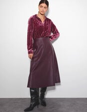 Vida Velvet Shirt, Pink (PINK), large