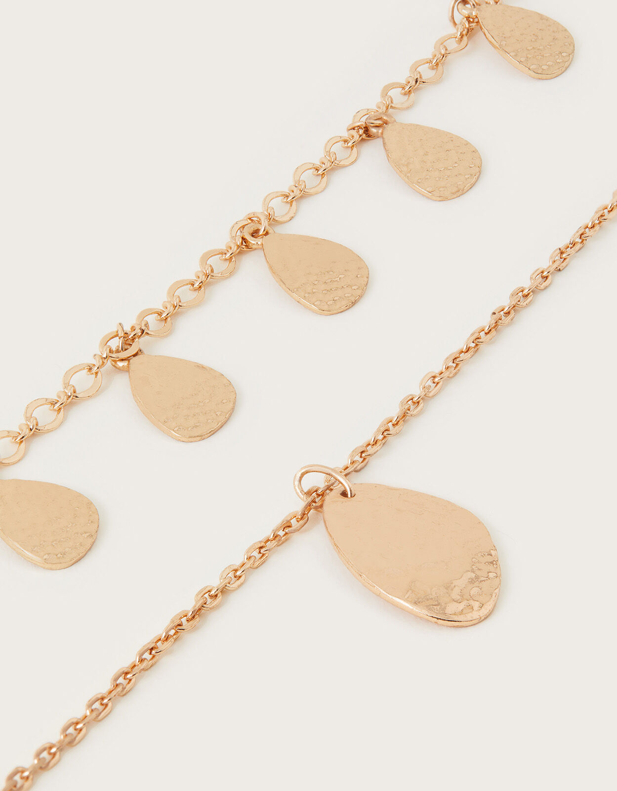 Disc Charm Layered Necklace