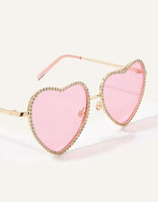 Heart Diamante Sunglasses, , large