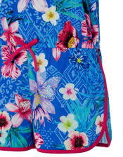 Tikito Floral Playsuit, Blue (BLUE), large