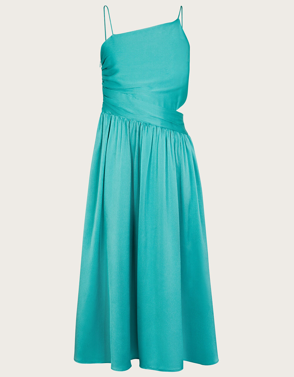 Satin CutOut Prom Dress Green Girls' Dresses Monsoon Global.