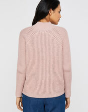 Rose Knit Jumper , Pink (PINK), large