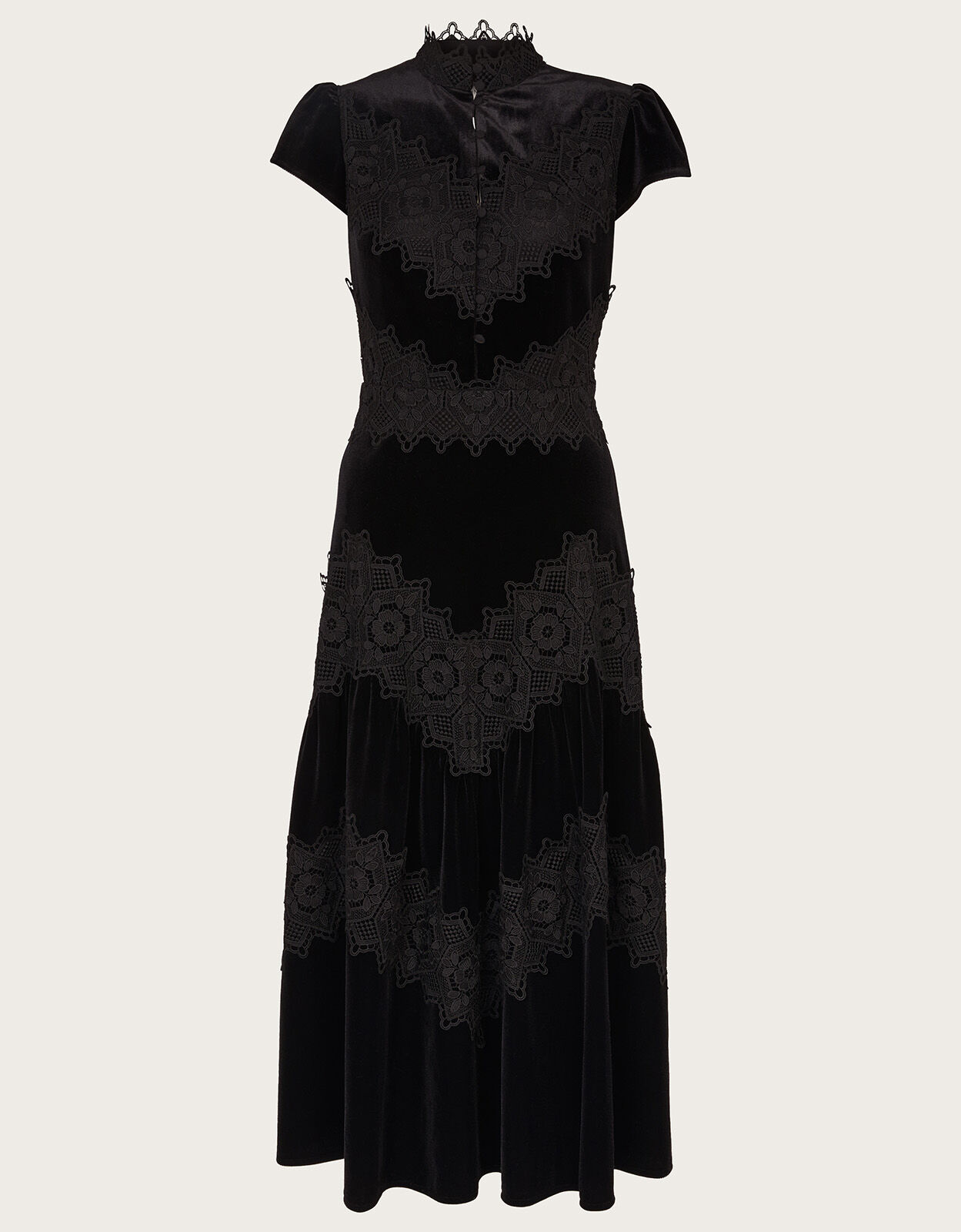 Monsoon valentina shop embroidered midi dress