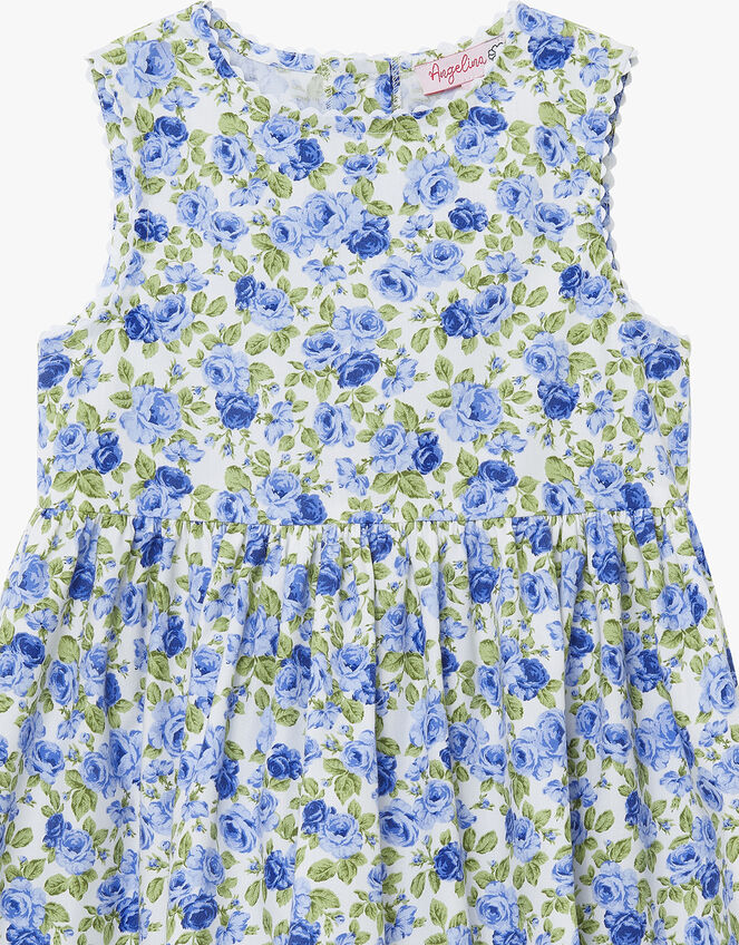Trotters Adelina Rose Dress, Blue (BLUE), large