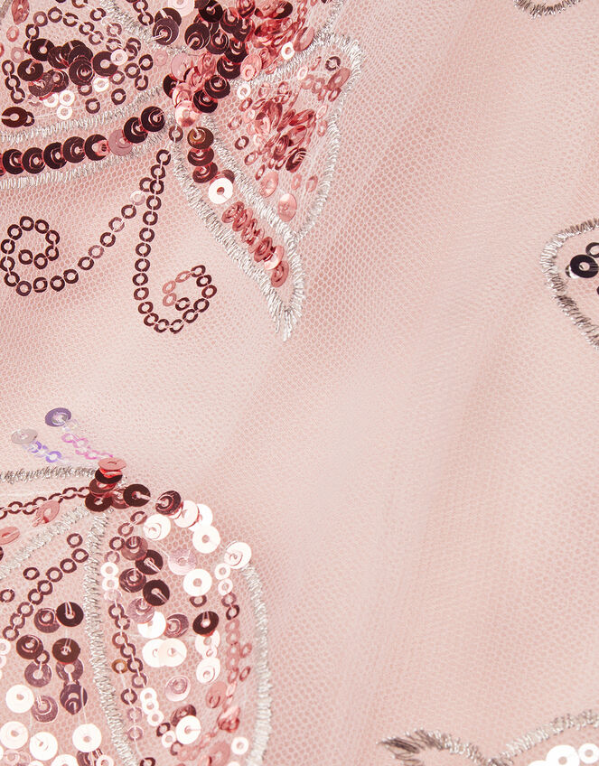 Amelia Butterfly Sequin Dress, Pink (PINK), large