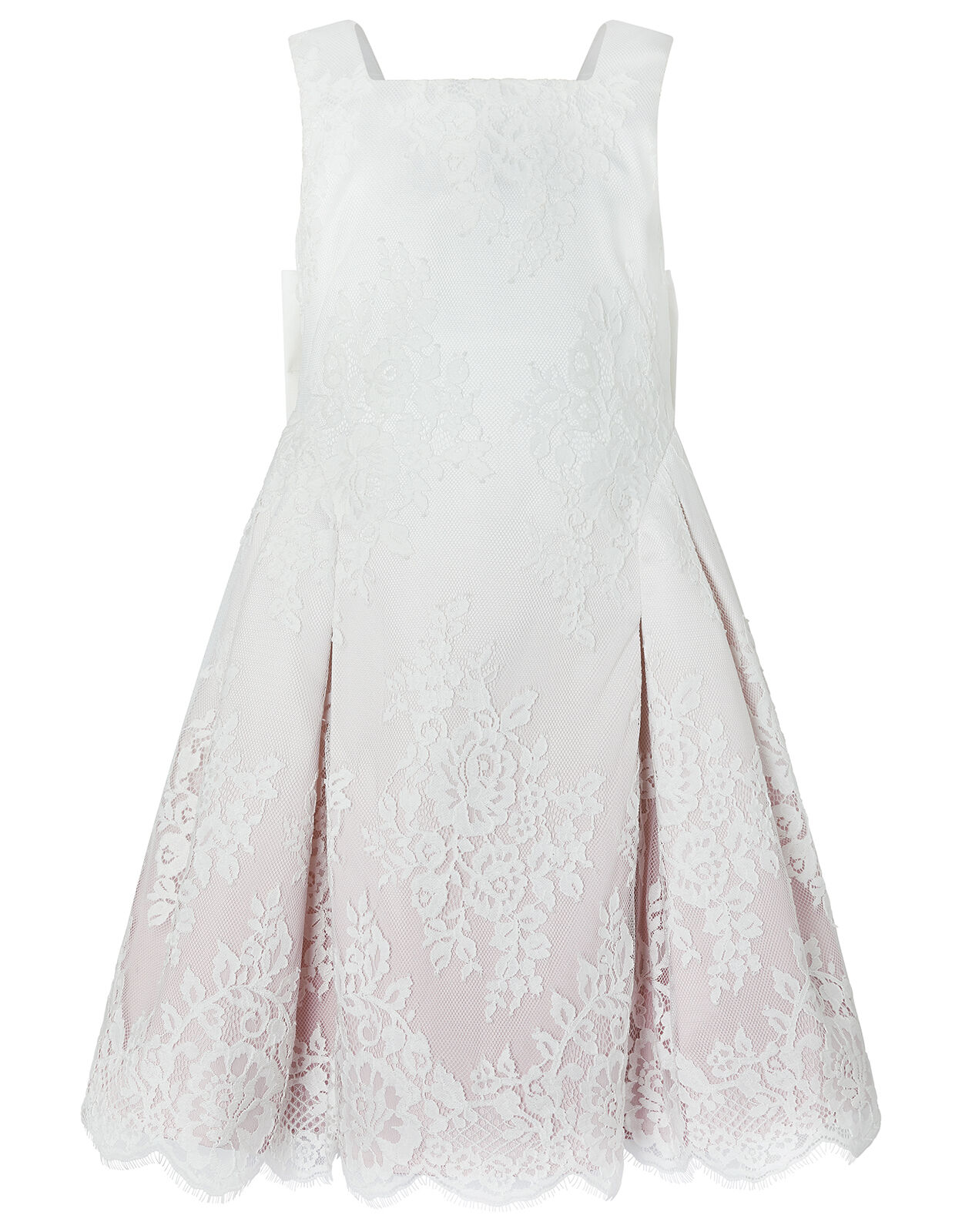 Victoria Ombre Lace Dress Pink