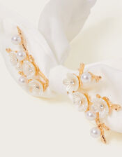 Vintage Inspired Flower Bow Headband , , large