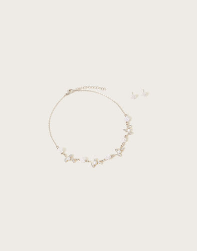 Ella Leaf and Rose Jewellery Set, , large