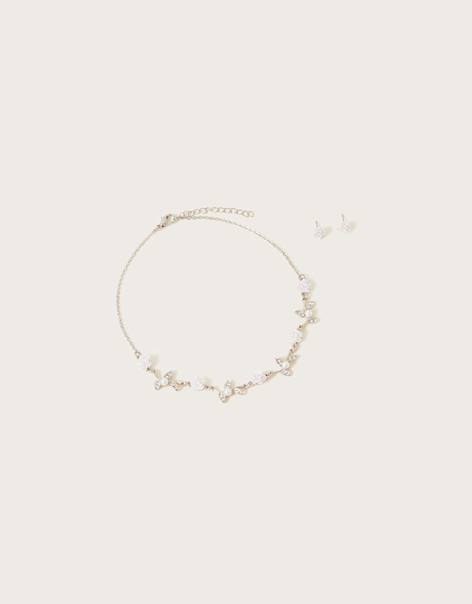 Ella Leaf and Rose Jewellery Set, , large