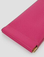 Soft Faux Leather Sunglasses Case, Pink (PINK), large