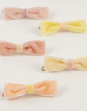 Meri Meri 10-Pack Velvet Bow Hair Clips, , large