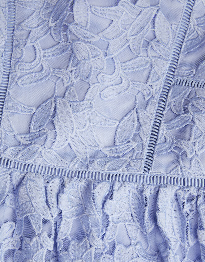 Kimberley Cutwork Lace Dress, Blue (BLUE), large