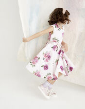 Deena Floral Scuba Dress, Pink (PINK), large