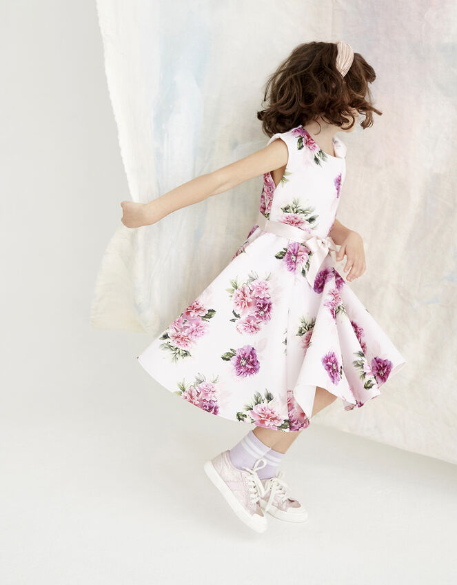 Deena Floral Scuba Dress, Pink (PINK), large