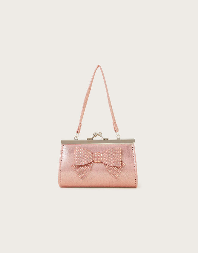 Diamante Dazzle Bow Mini Bag	, , large